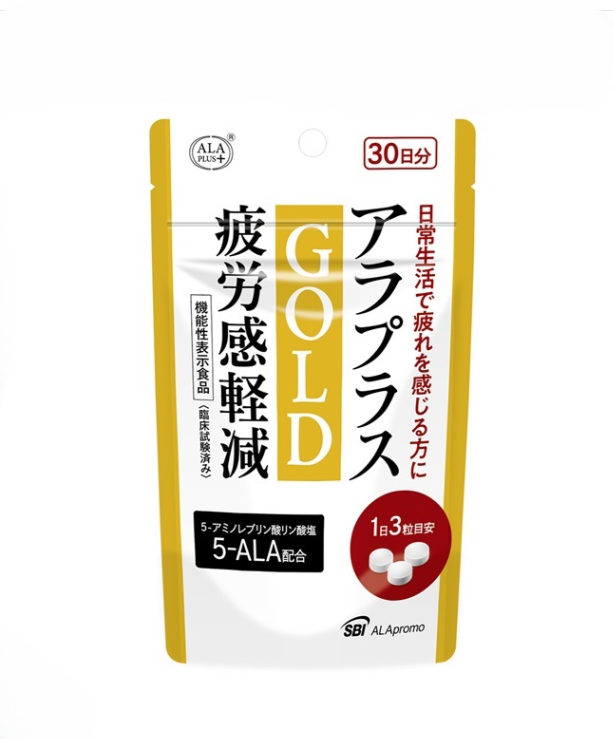 5-ALA 5-Aminolevulinic Acid ALAPLUS GOLD Supplement 90 tablets from JAPAN