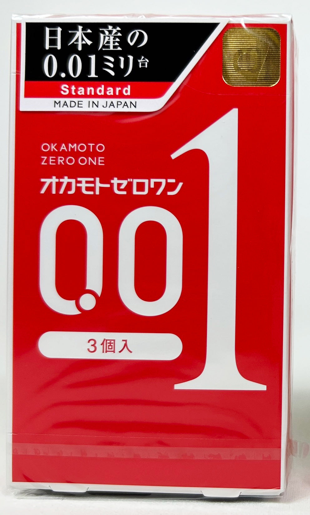 Okamoto condom 0.01 made from pure Japan 100% Ultra Thin OKAMOTO ZERO ONE 3pc