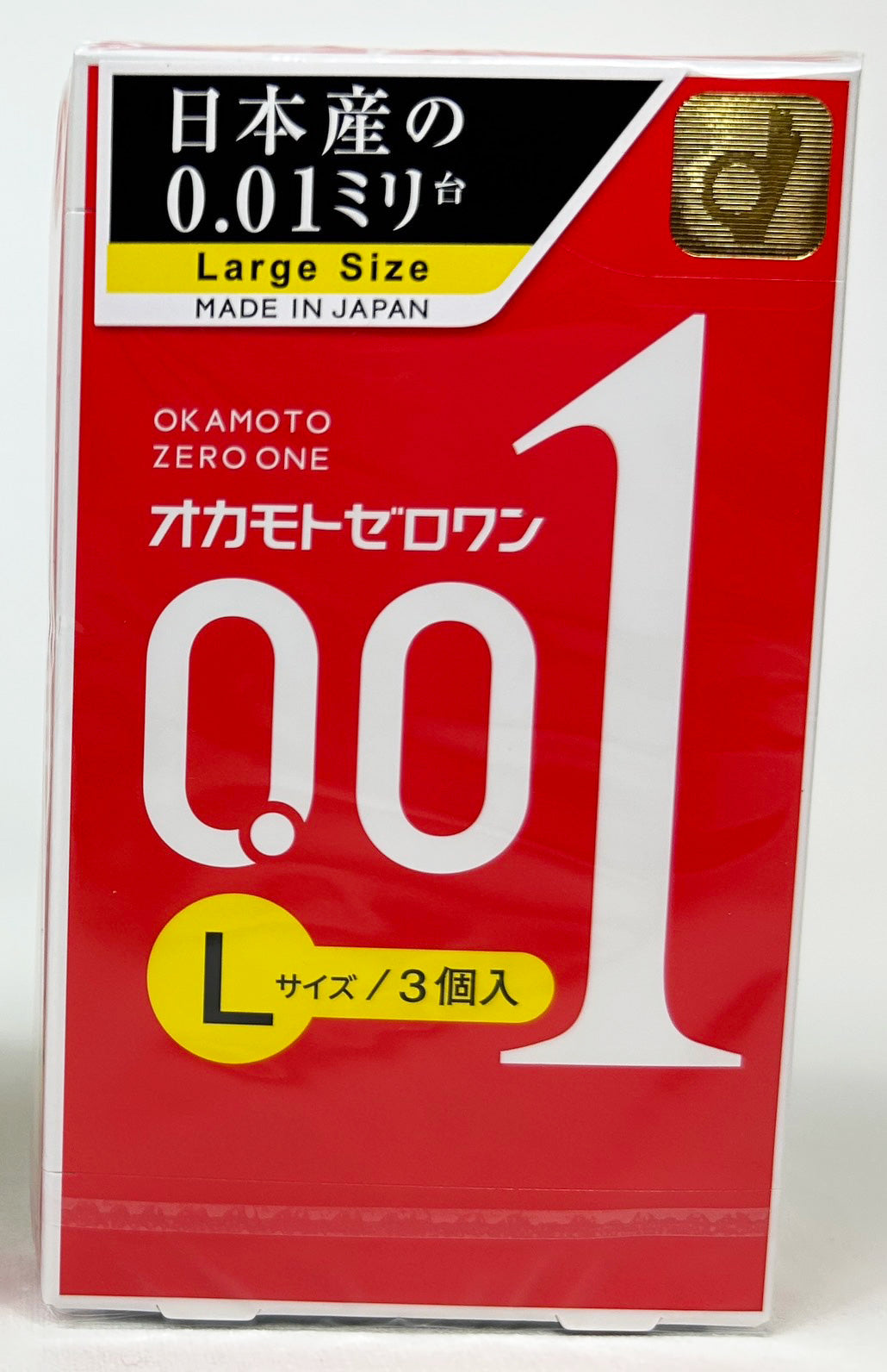 Okamoto condom 0.01 made from pure Japan 100% Ultra Thin OKAMOTO ZERO ONE 3pc