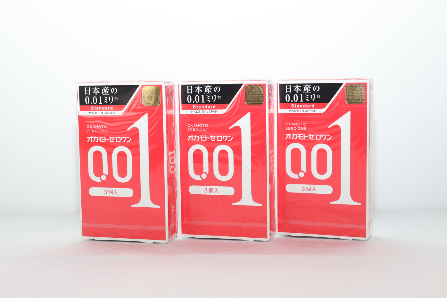 3pcs×3boxes Okamoto condom 0.01 genuine made in Japan Ultra Thin Genuine