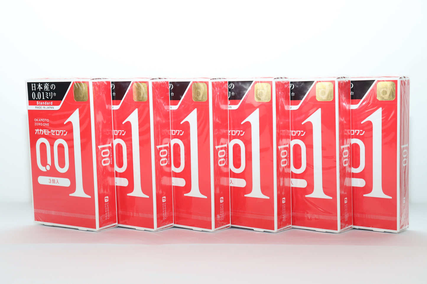 3pcs×6boxes Okamoto condom 0.01 genuine made in Japan Ultra Thin Genuine
