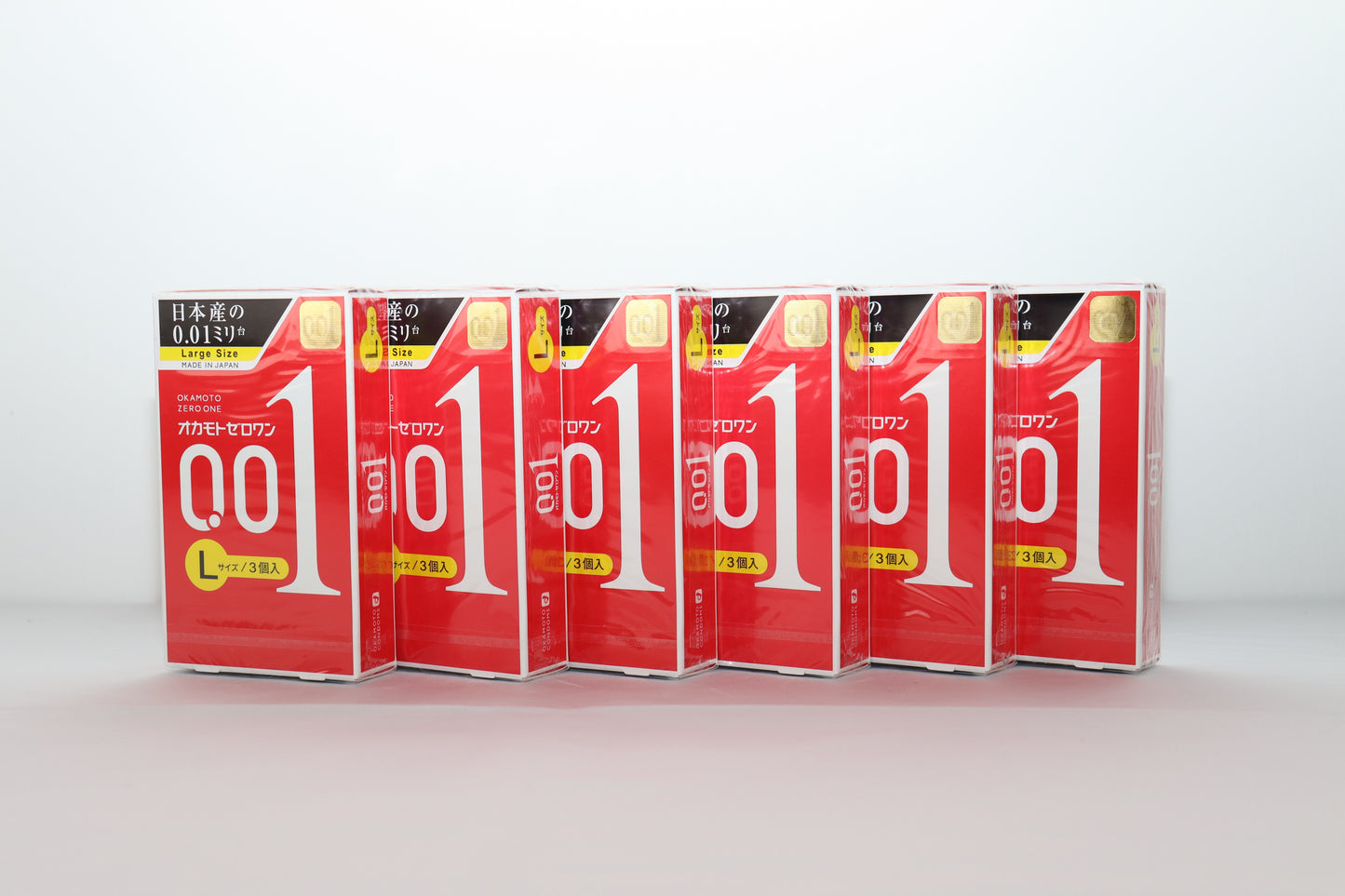 3pcs×6boxes Okamoto condom 0.01 genuine made in Japan Ultra Thin Genuine
