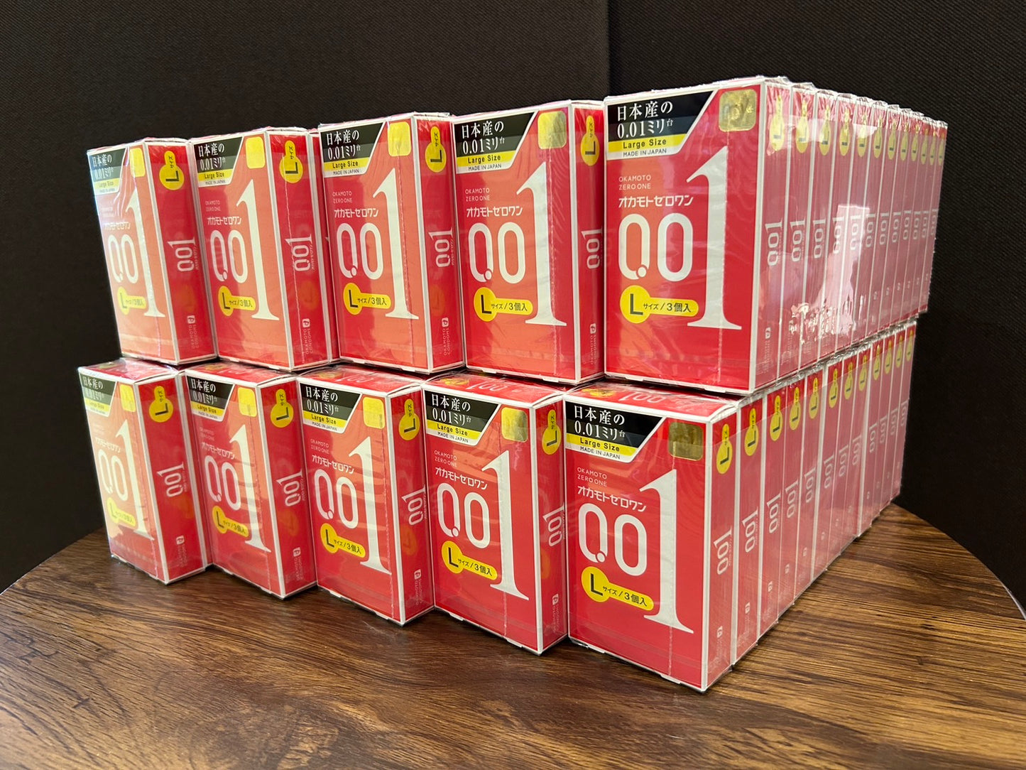 Okamoto condom 0.01 Ultra Thin OKAMOTO ZERO ONE 3pc×100 Boxes made in Japan