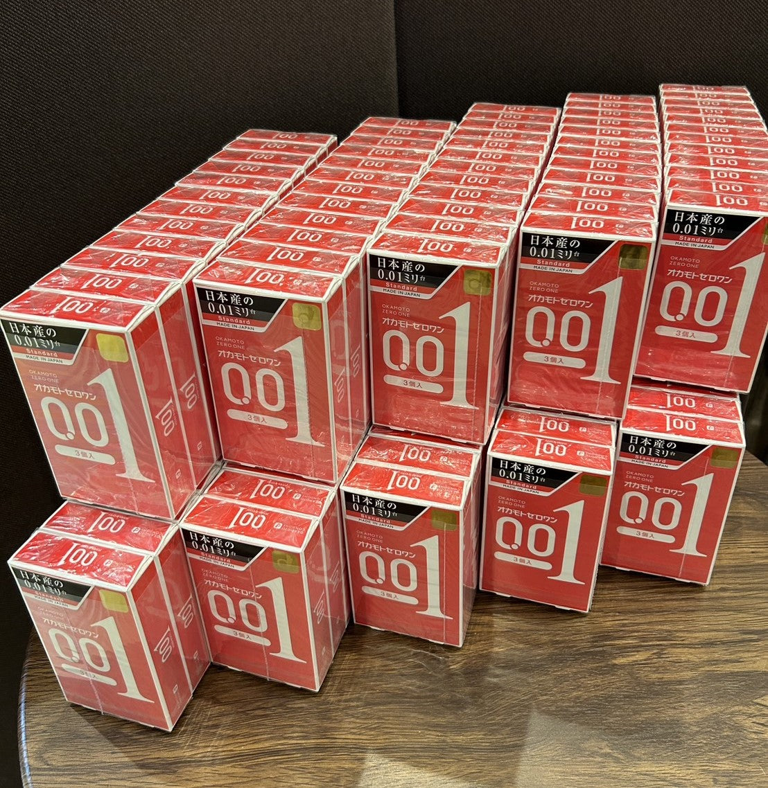 Okamoto condom 0.01 Ultra Thin OKAMOTO ZERO ONE 3pc×100 Boxes made in Japan