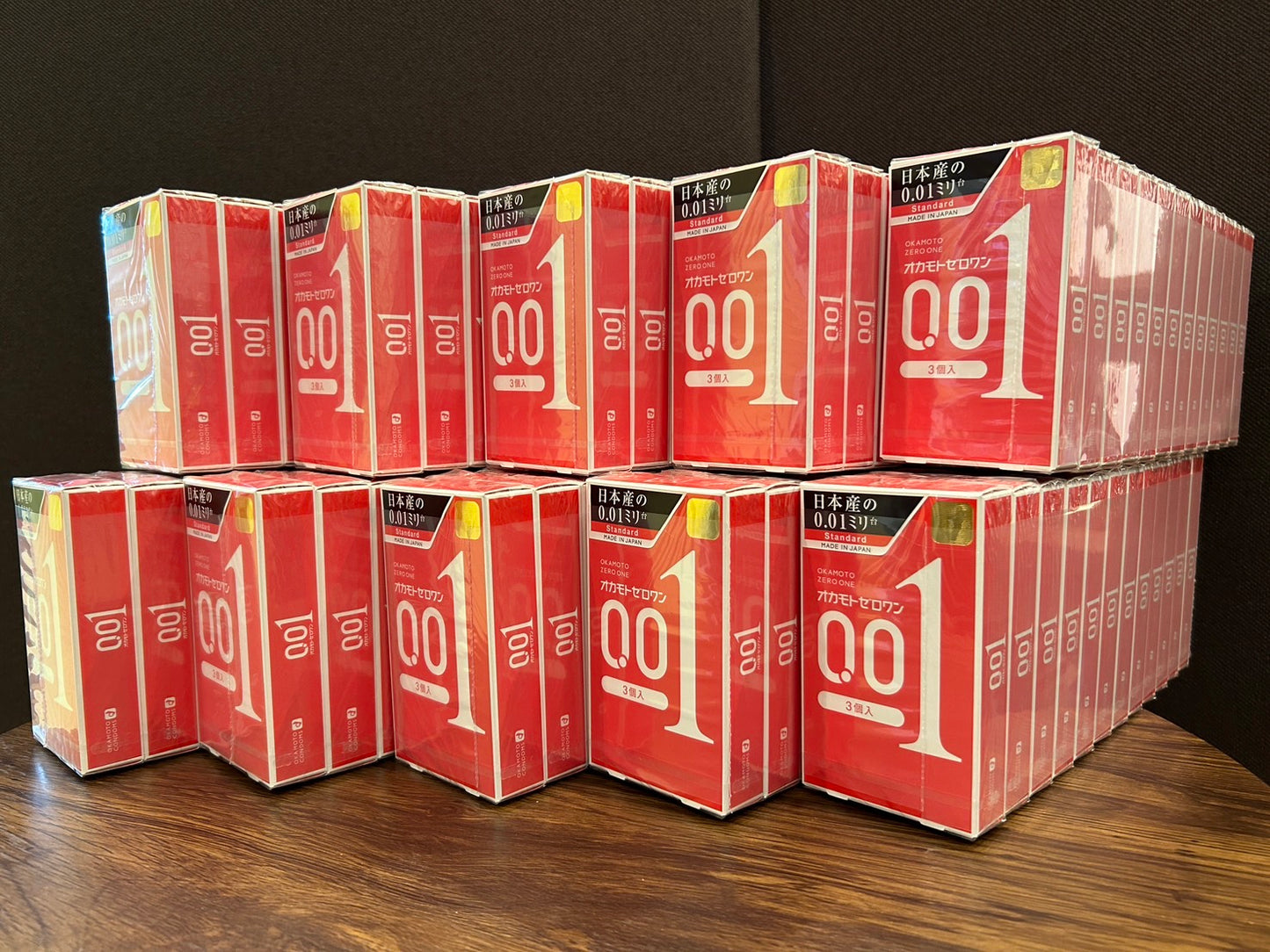 Okamoto condom 0.01 Ultra Thin OKAMOTO ZERO ONE 3pc×100 Boxes made in Japan