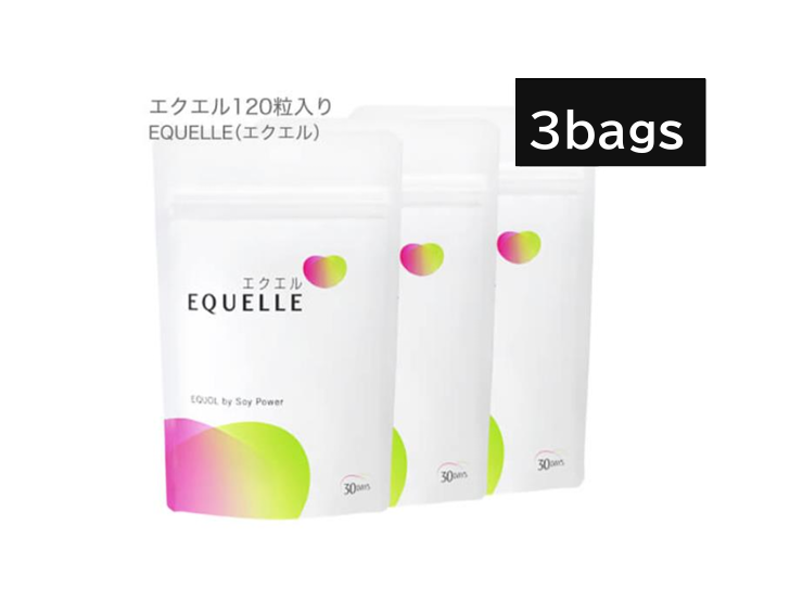 Otsuka EQUELLE 120 tablets pouch type 3 bags set from Japan.