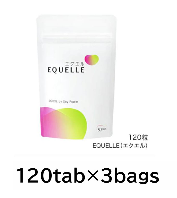 EQUELLE/otsuka 120 tablets pouch type 3 bags set genuine from Japan