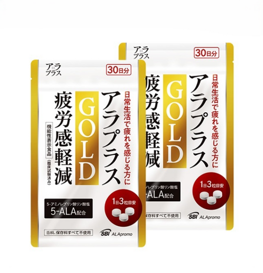 5-ALA 5-Aminolevulinic Acid ALAPLUS GOLD Supplement 90 tablets ×2sets from JAPAN